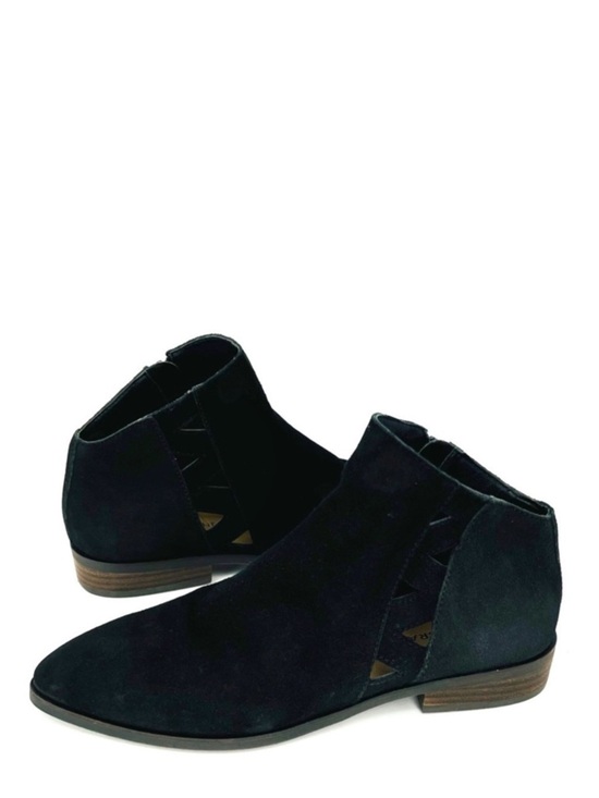 Lucky Brand Shoes - Lucky Brand Jakeela Ankle Booties Black Suede Leather Size 8.5